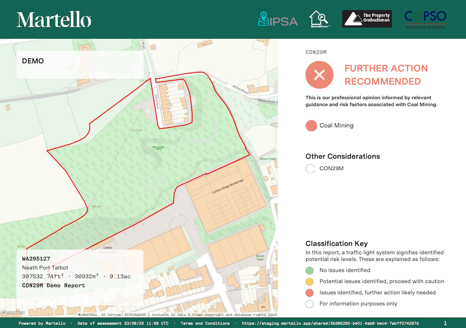 Coal Mining Risk Report - Martello CON29M