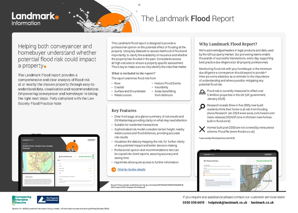 Flood Report - Landmark