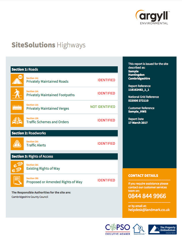 SiteSolutions Highways Search - Landmark