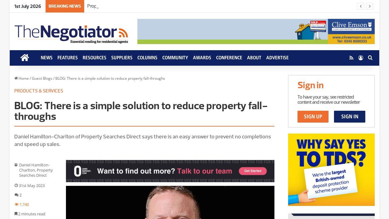 There is a simple solution to reduce property fall-throughs