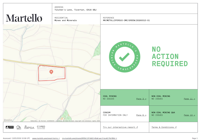 Martello Mines and Minerals Report