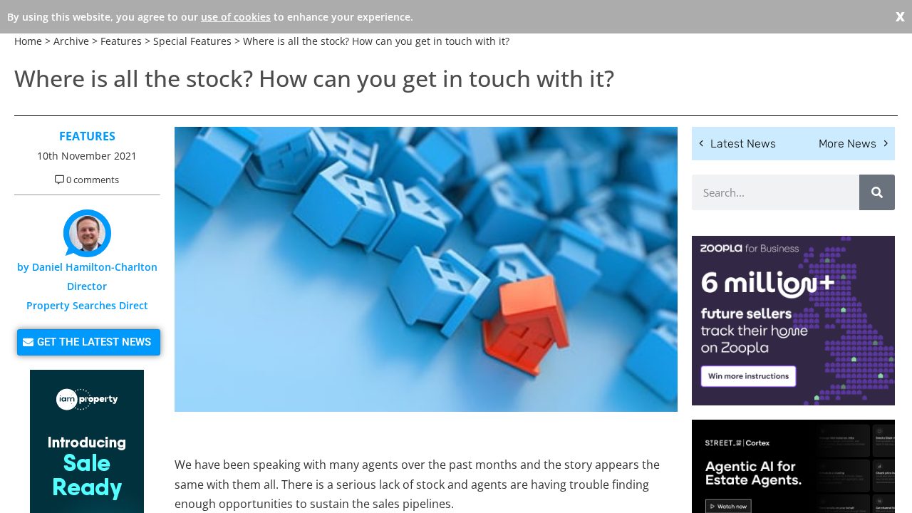 Where is all the Stock? How can you get in touch with it?